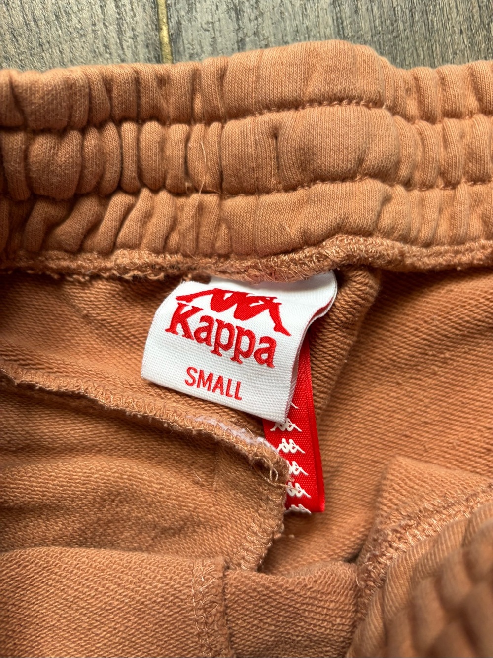 Kappa Rust Terry Drawstring Shorts - Picture 3 of 4